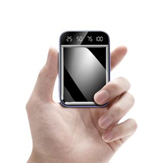 FLOVEME 10000mAh Power Bank With Digital Display Mirror Screen Powerba_1